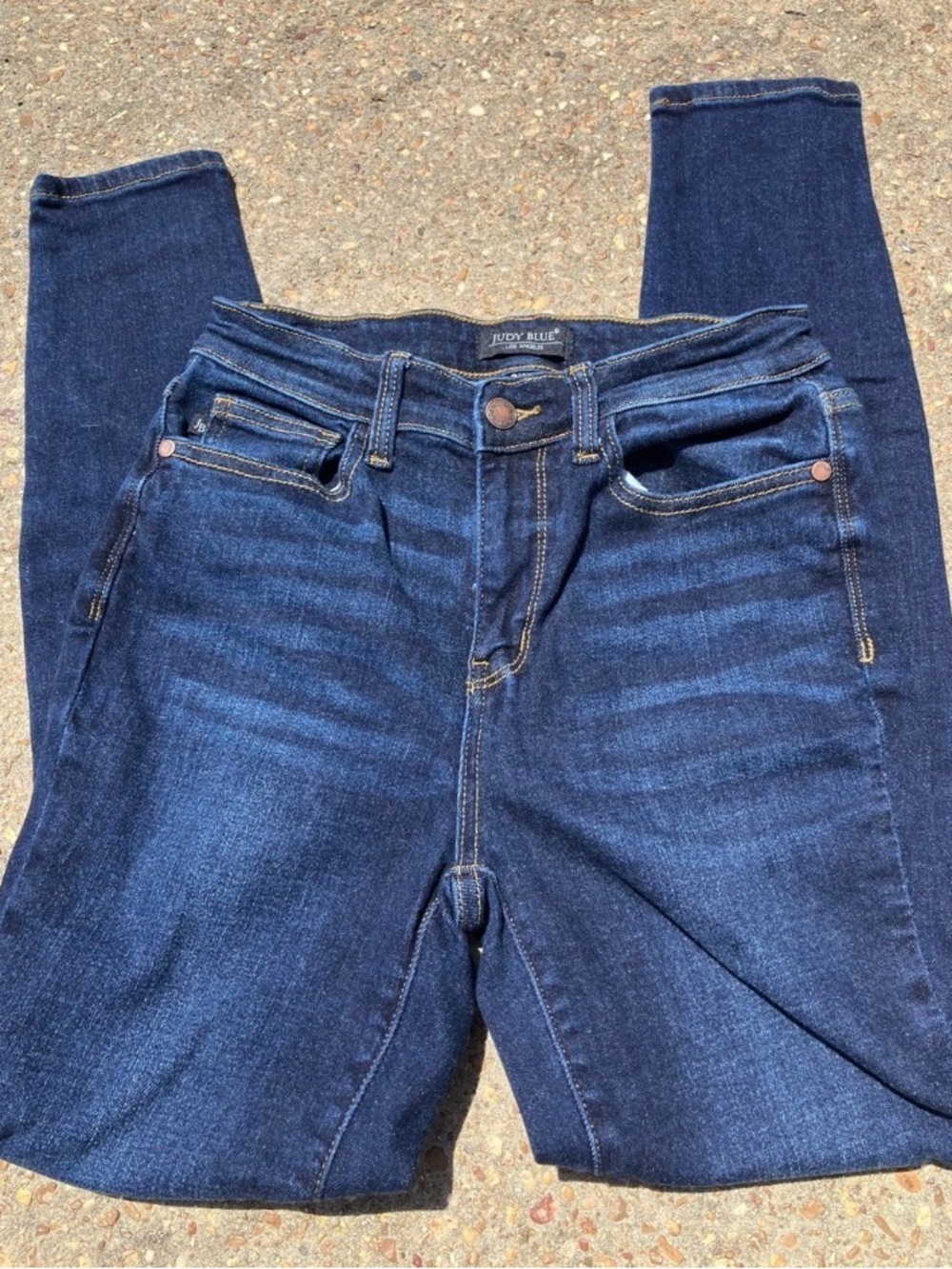Judy Blue Deep Indigo High-Rise Skinny Jeans